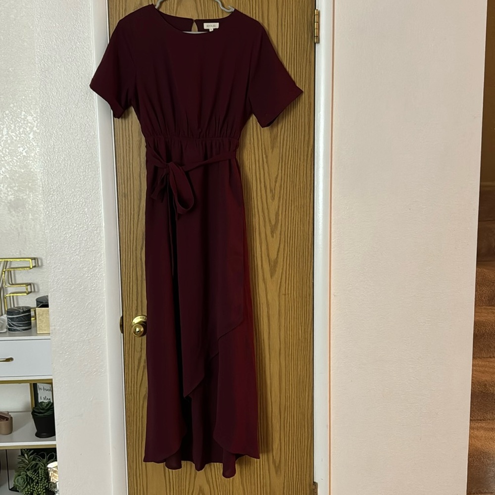 Roolee Taylor Jane Wrap Maxi Dress